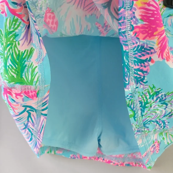 Lilly Pulitzer Luxletic UPF 50+‎ Aila Mini Skort L 8-10 - Picture 9 of 11